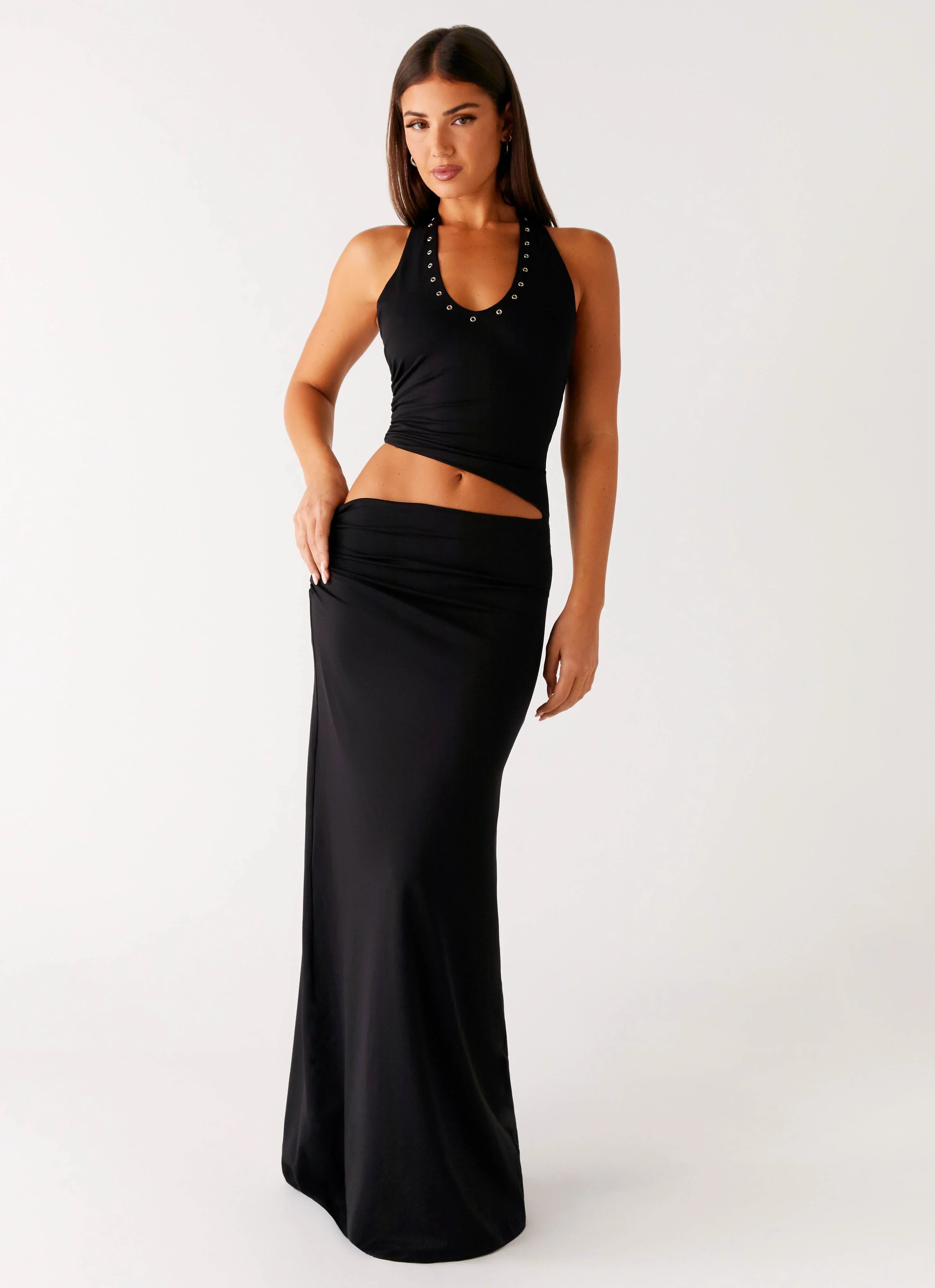 Chella Maxi Dress - Black
