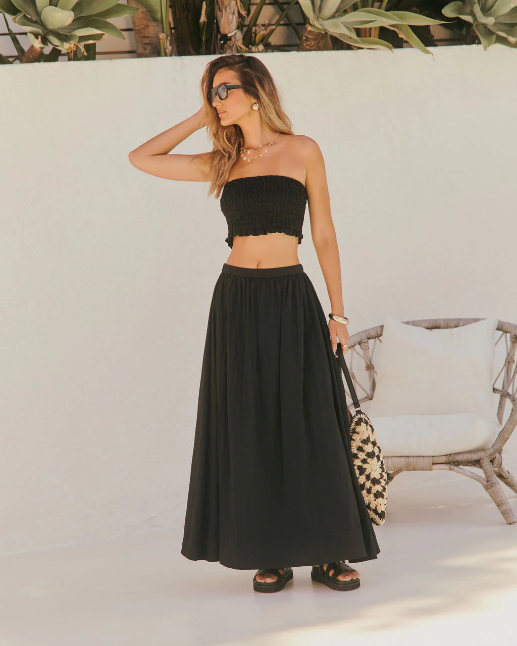 Sunveil Ripstop Maxi Skirt