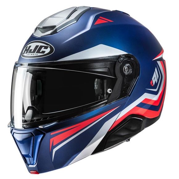 Casque modulable HJC i91 - TRICUS - Bleu / RougeRef : HJ1308