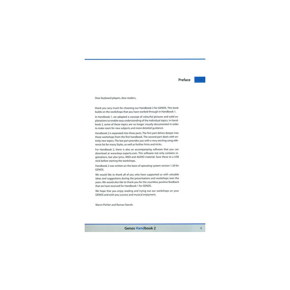 Keys Experts Verlag Genos Handbook 2 – Thomann Ireland