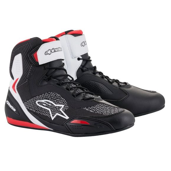 Baskets Moto Alpinestars FASTER-3 RIDEKNIT - Noir / RougeRef : AP11672-C48984