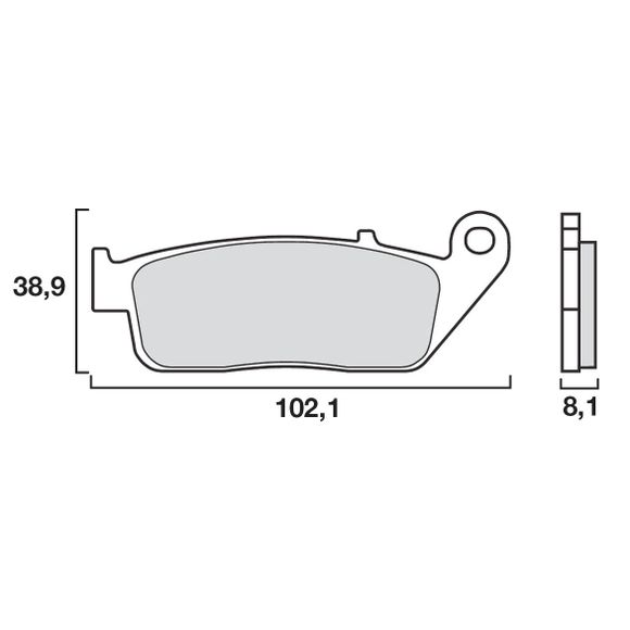 Brembo Sinter Sintered Metal front brake padsRef: 07HO30SA