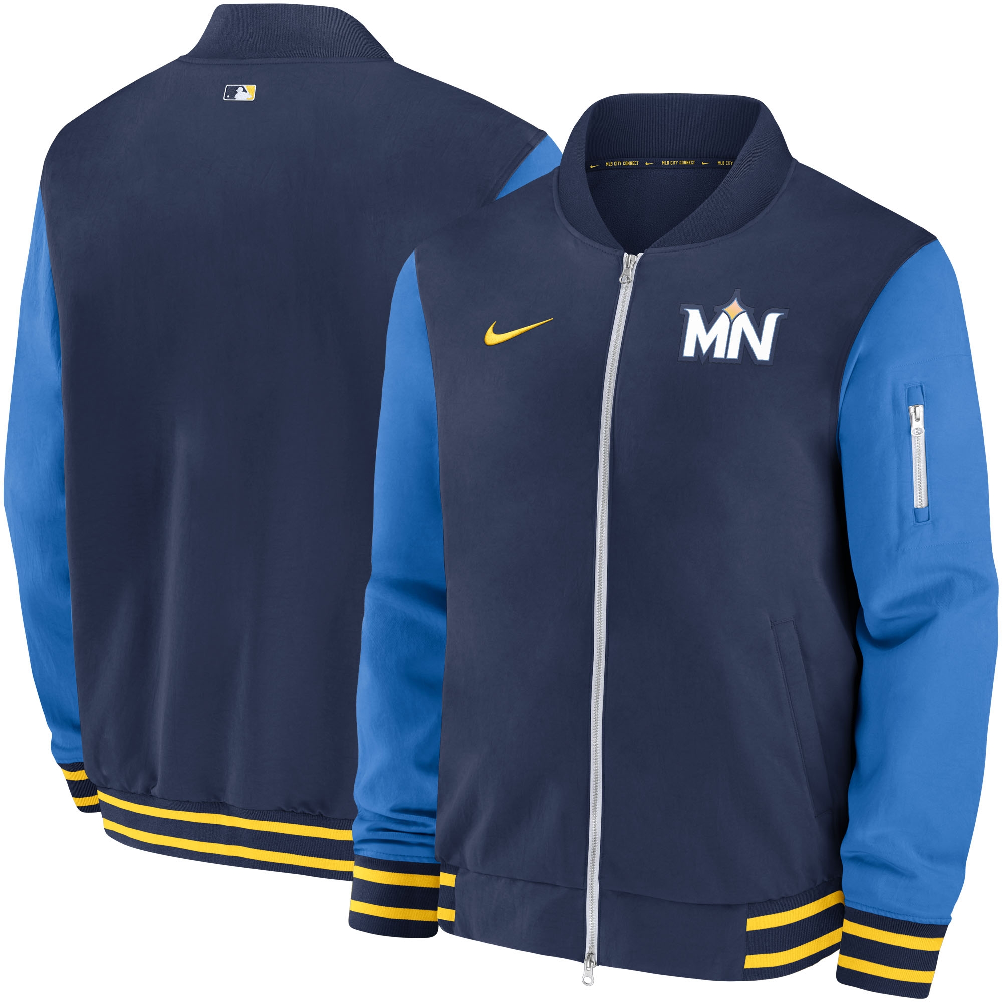 Minnesota Twins 2024 City Connect MLB Authentic Nike Bomber Jacket