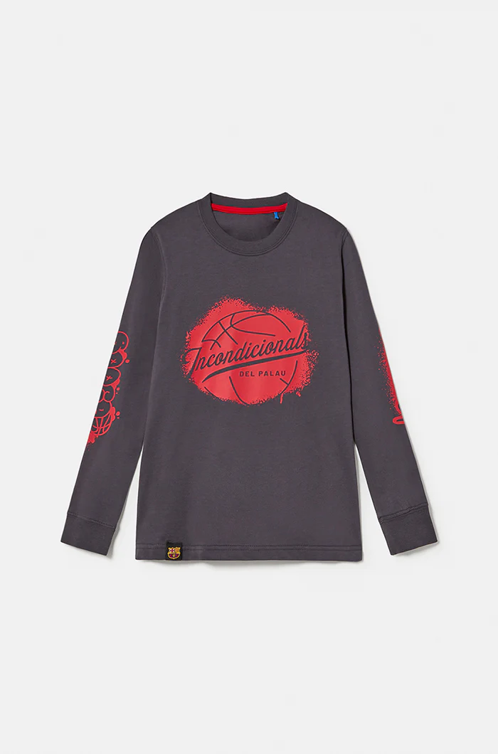 FC Barcelona basketball Long-sleeved shirt - Junior