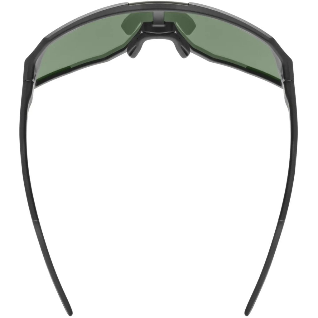 Uvex sequenze Cycling Glasses - black matt/mirror blue