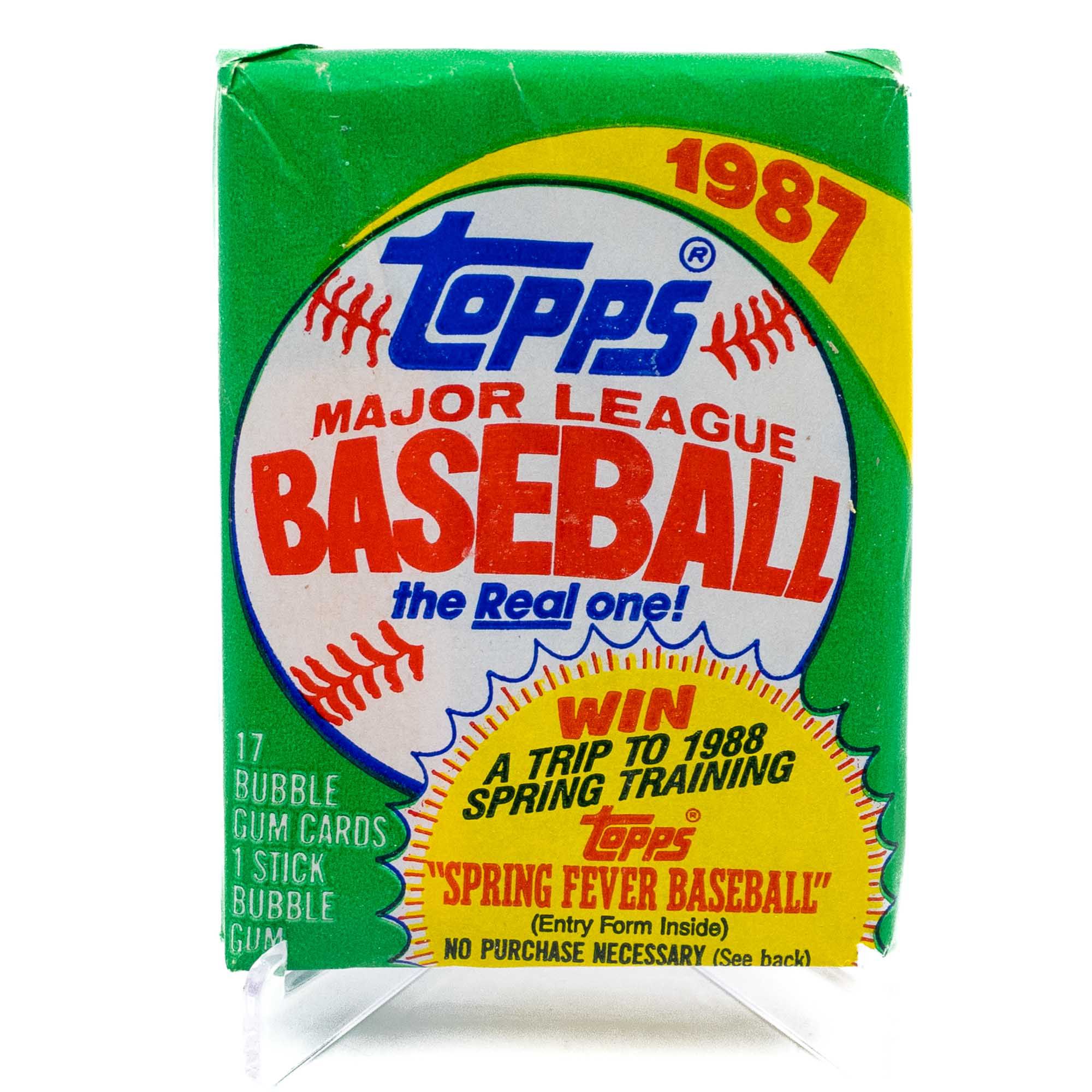 1987 Topps Baseball Vintage MLB Pack