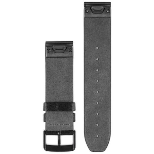 Garmin QuickFit 22 Watch Band for fenix 5/6 / Forerunner 935/945 / Instinct - Black Perforated Leather - 010-12500-02