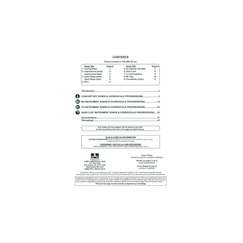 Jamey Aebersold John Coltrane – Thomann Ireland