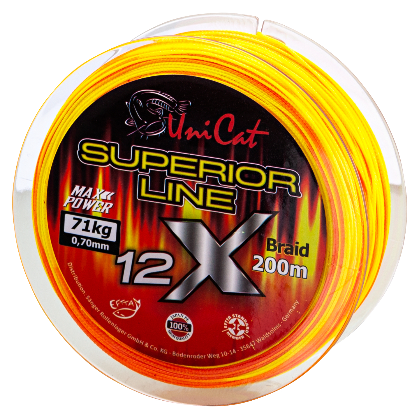 Uni Cat Catfish Line Superior Line 12x Braid (200 m)