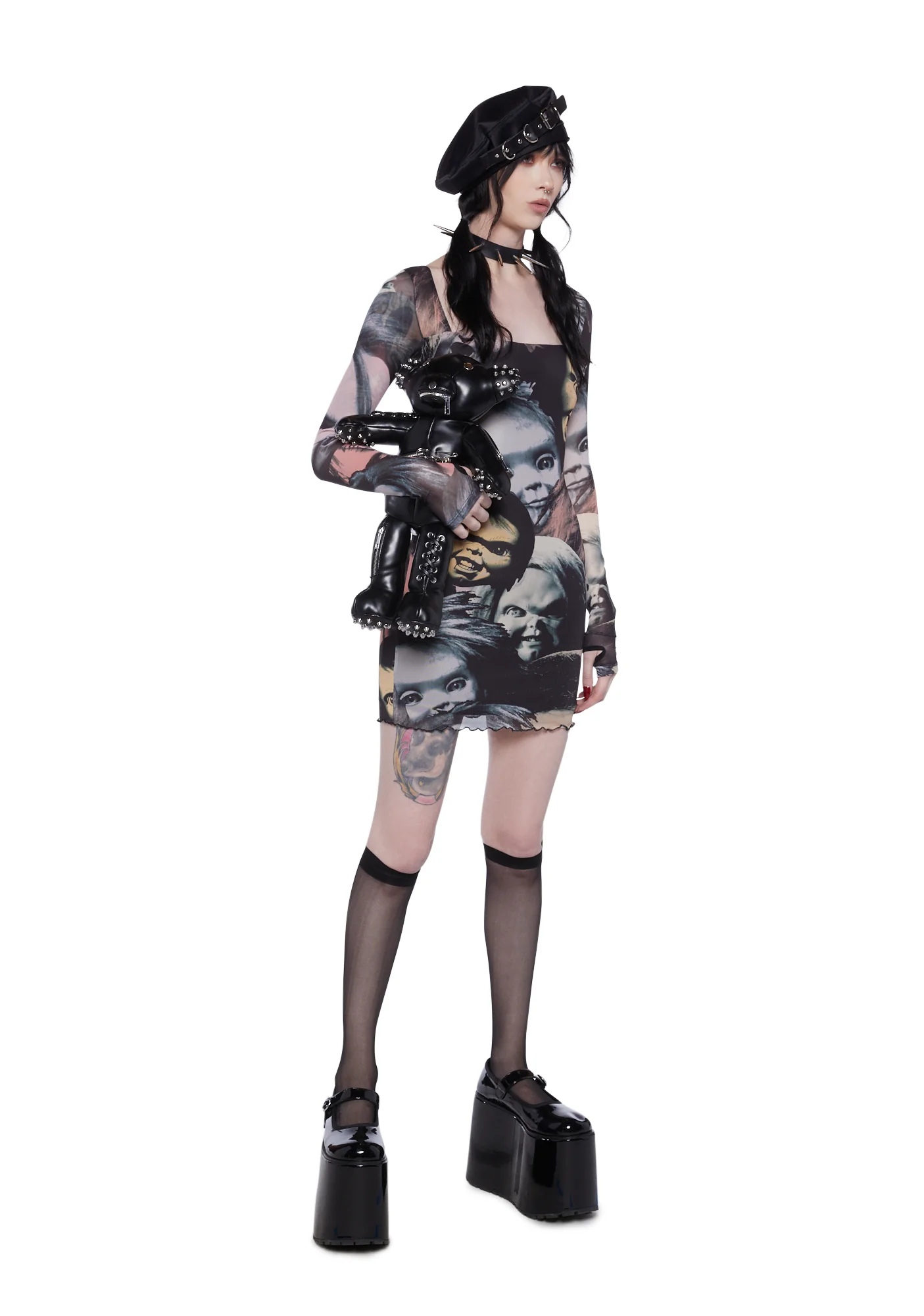 Petrified Night Mini Dress