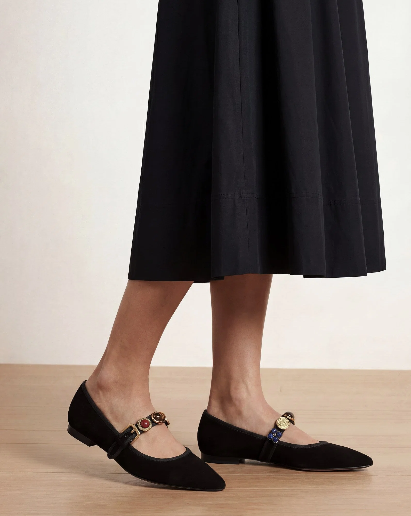 Selene Embellished Flat