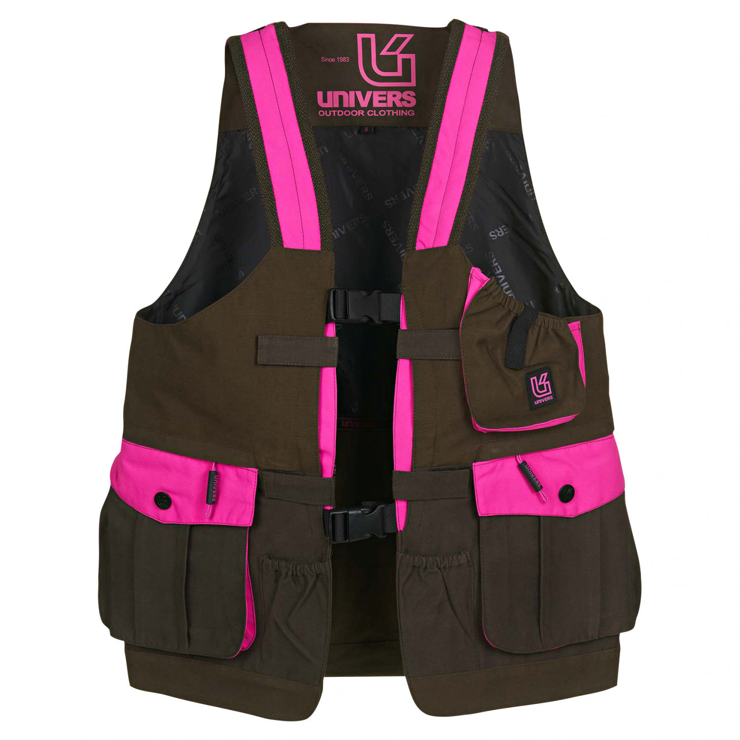 Microfiber U-Tex Hunting Vest Women (Olive\/Pink)