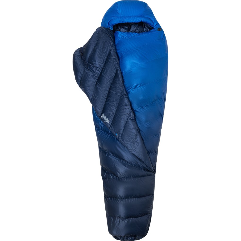 Marmot Wraptor Down 15 Short Down Sleeping Bag - clear blue/arctic navy