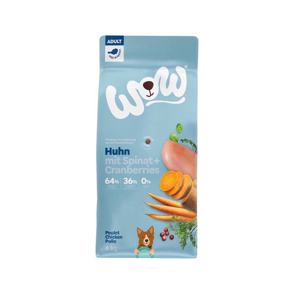 WOW! Adult Dog Food - Chicken - 12 kg