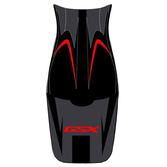 Housse de selle Bagster Noir/Noir Mat/Lettres RougesSUZUKI 650 GSX 650 F - 2008Ref : 2202C