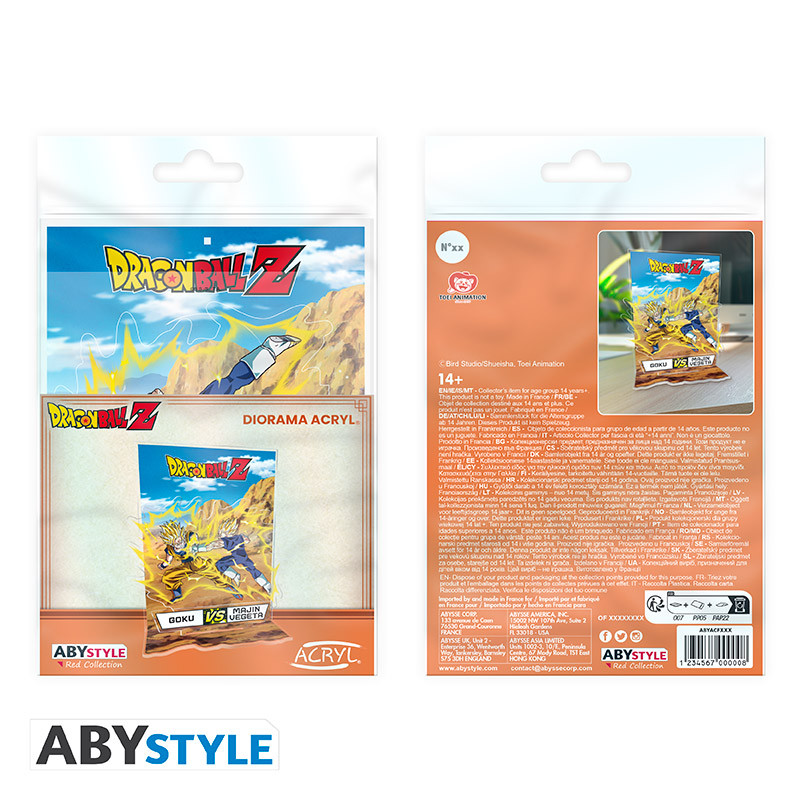 DRAGON BALL Z Acryl® Diorama Goku VS Vegeta