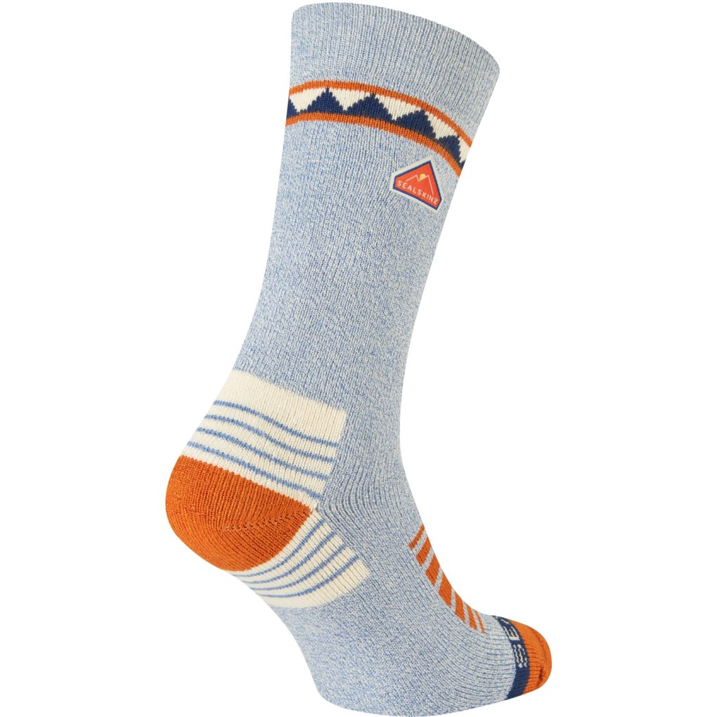 SealSkinz Kimberley Mid Length Hiking Socks - Blue