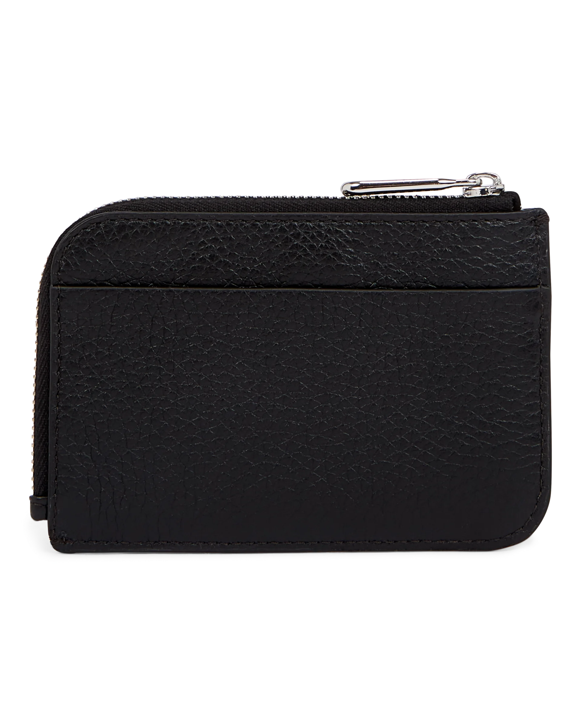 ECCO Card Case Kartenetui aus Leder Schwarz 8X12X1,5 cm