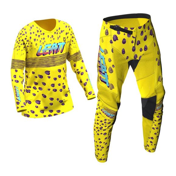 Leatt 3.5 RIDE JUNIOR JERSEY+PANTS KIT 2025 cross outfit - YellowRef: LB0978