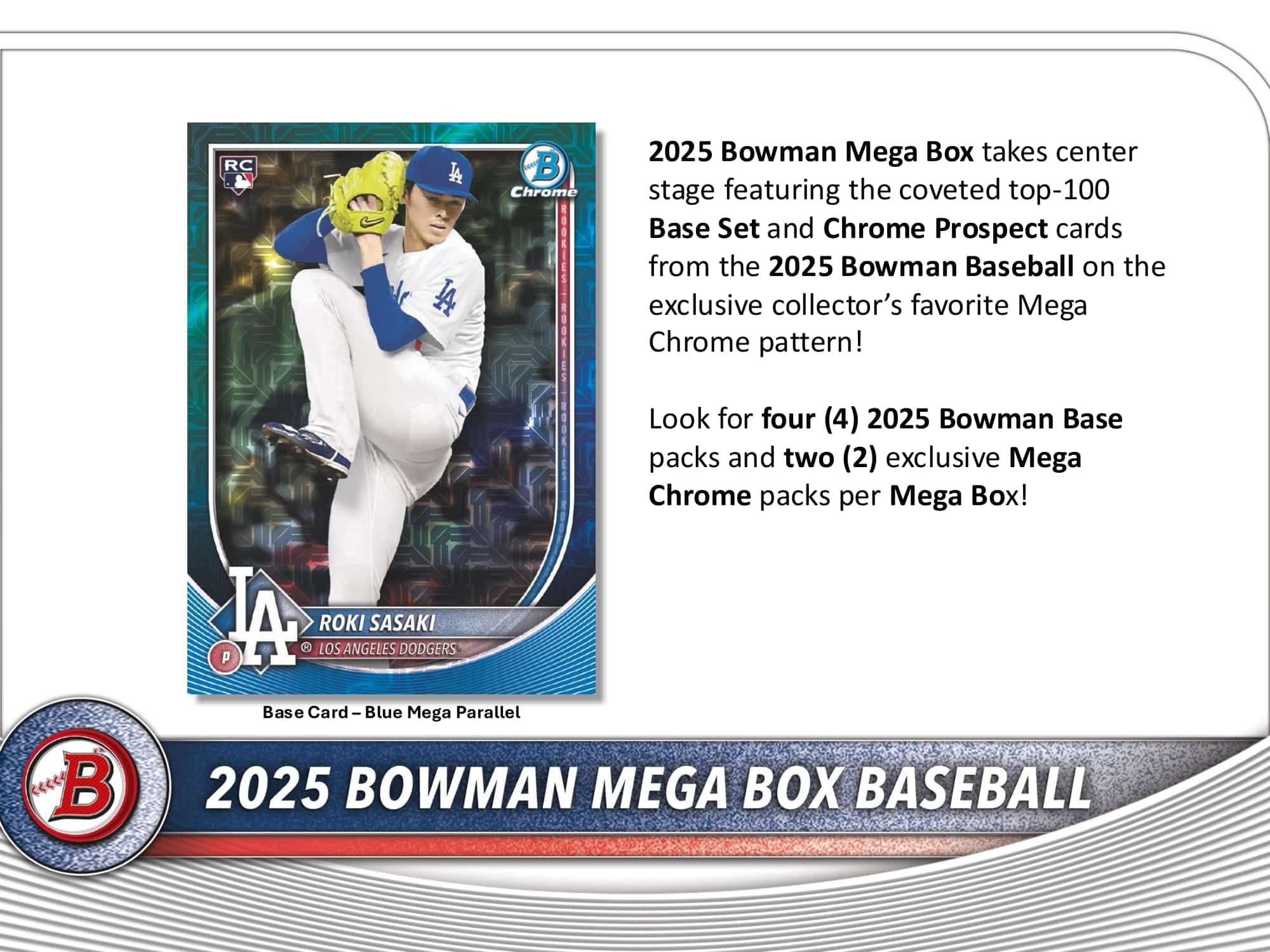 2025 Bowman Baseball MLB Mega Box