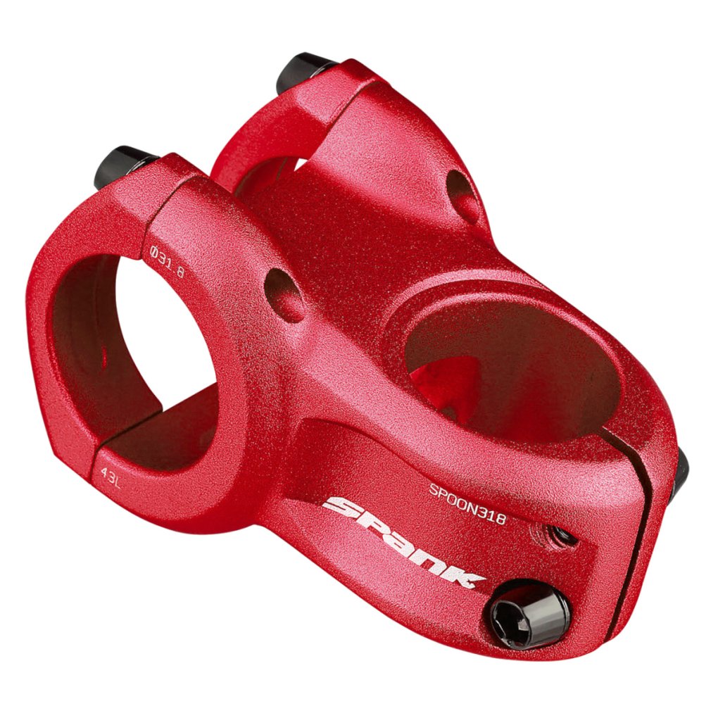 Spank Spoon 318 Stem - 31.8mm - red