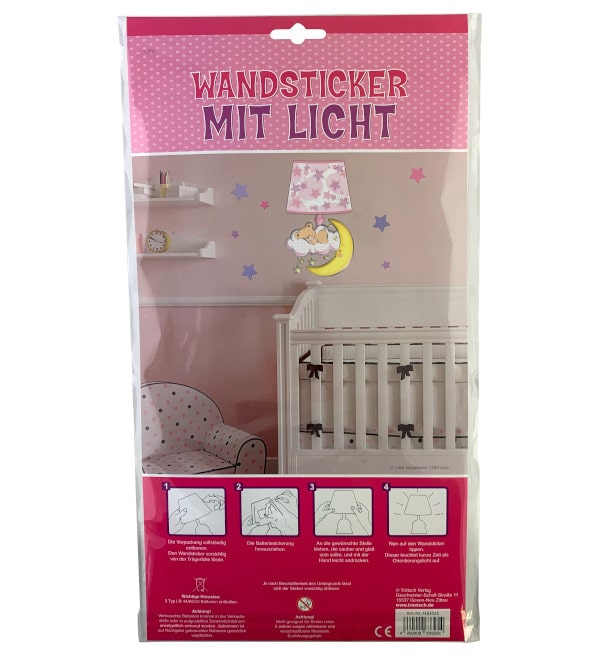Wall Sticker with Light - Moon