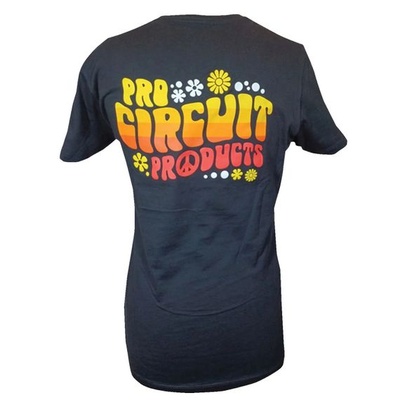 T -shirt short sleeves Pro Circuit groovy - woman - blackRef: PC0082