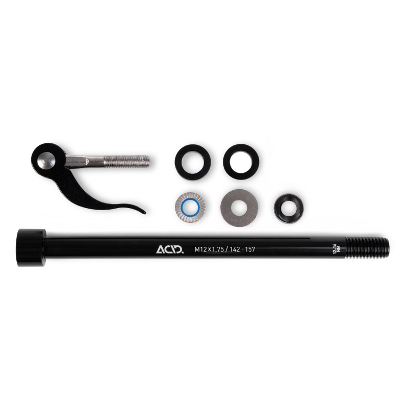ACID Thru Axle for Bike Trailer | M12x1.75 - 142-157 mm - black