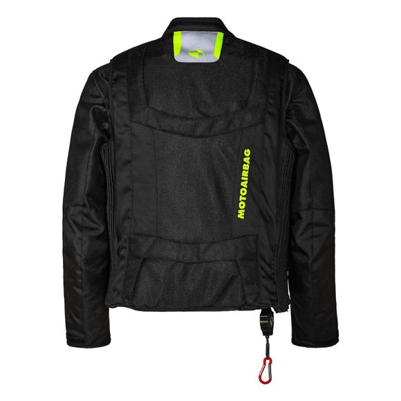 Motoairbag V4 - Black / Yellow Airbag JacketRef: Moai0001