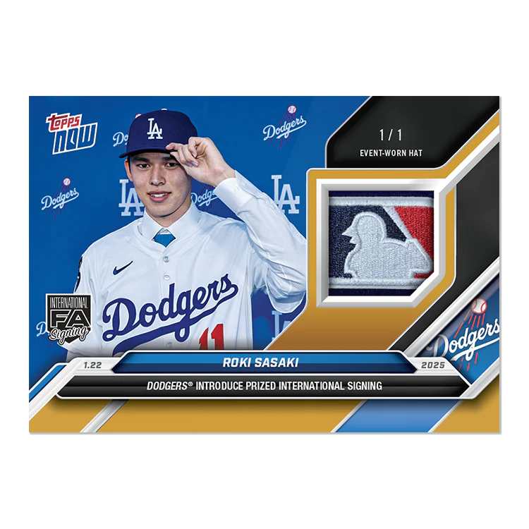 Roki Sasaki - 2024 MLB Topps NOW® Card OS-16 - LOOK FOR RELICS