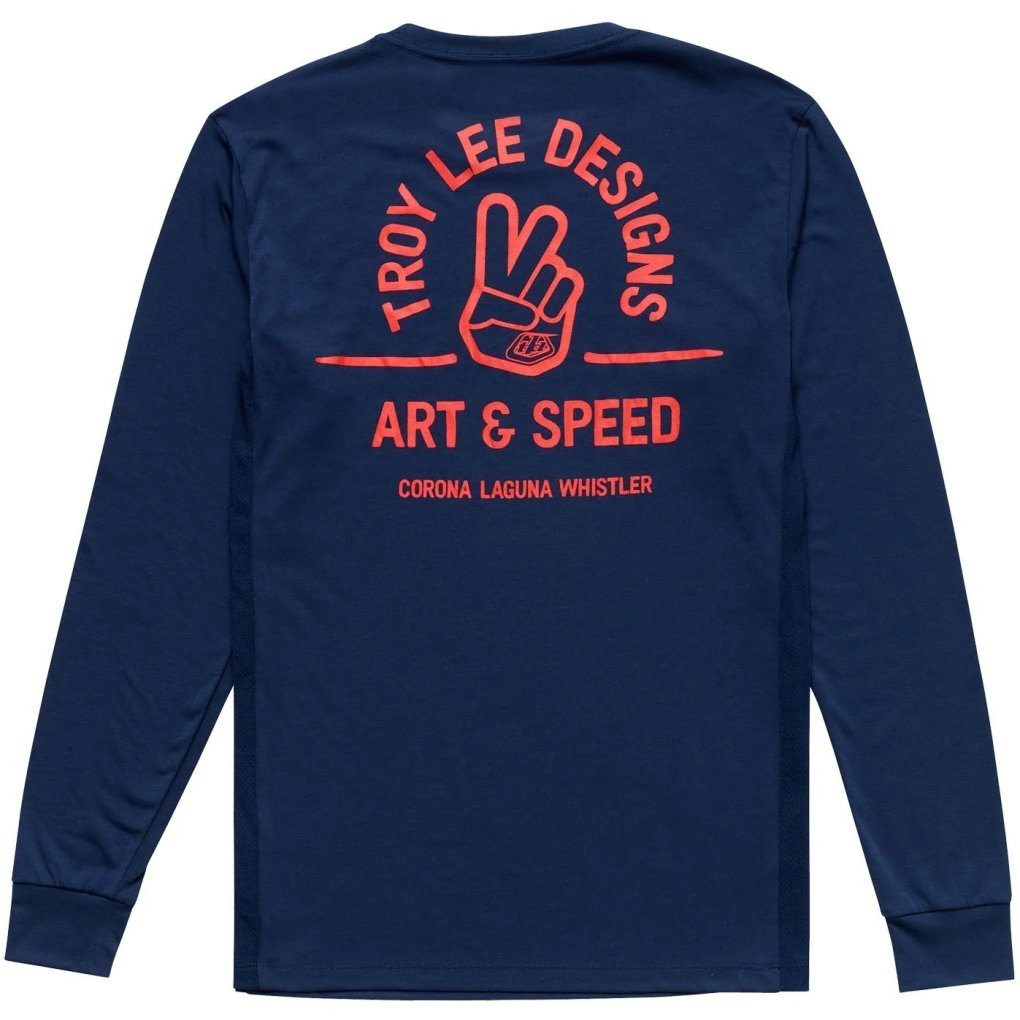 Troy Lee Designs Skyline Ride Long Sleeve Jersey Men - Locals Midnight