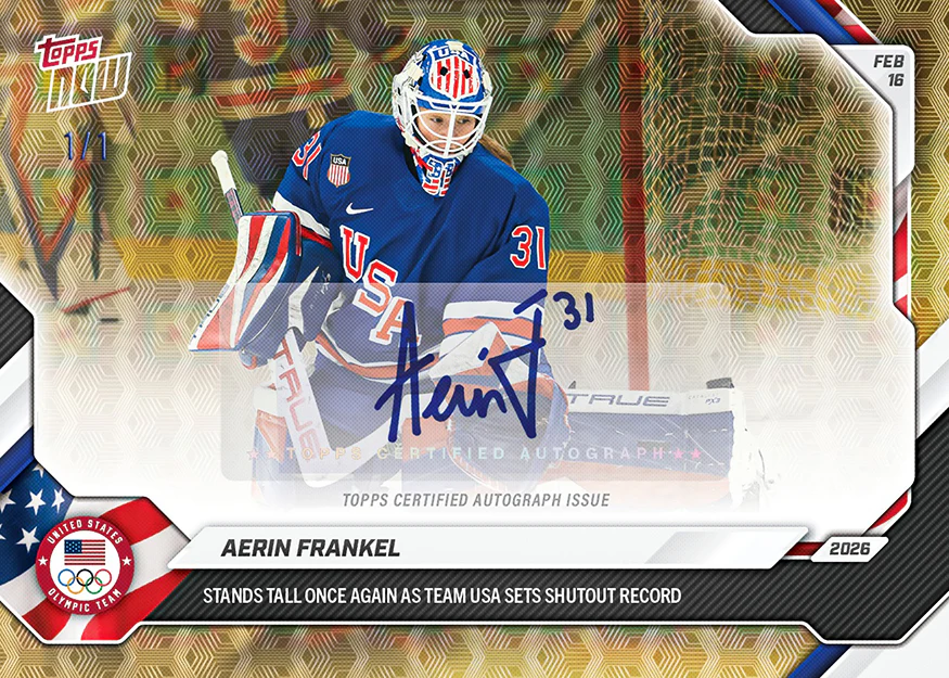 Aerin Frankel - 2026 Olympics Topps NOW® - Card 12 - PR: 1736