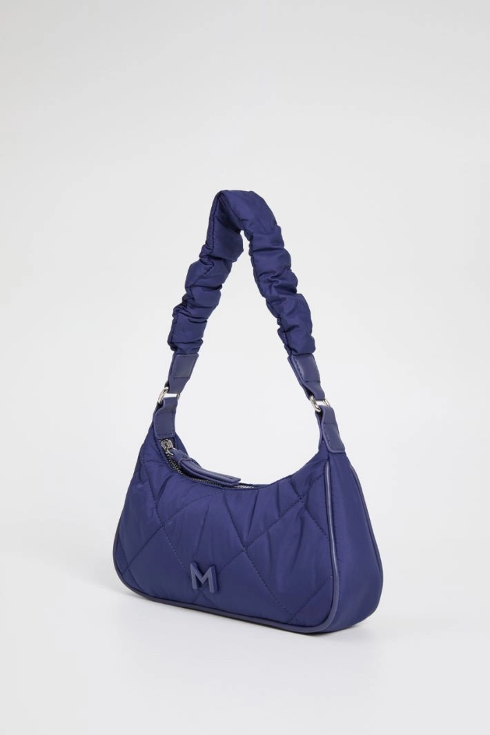 Padded shoulder bag - BLUE