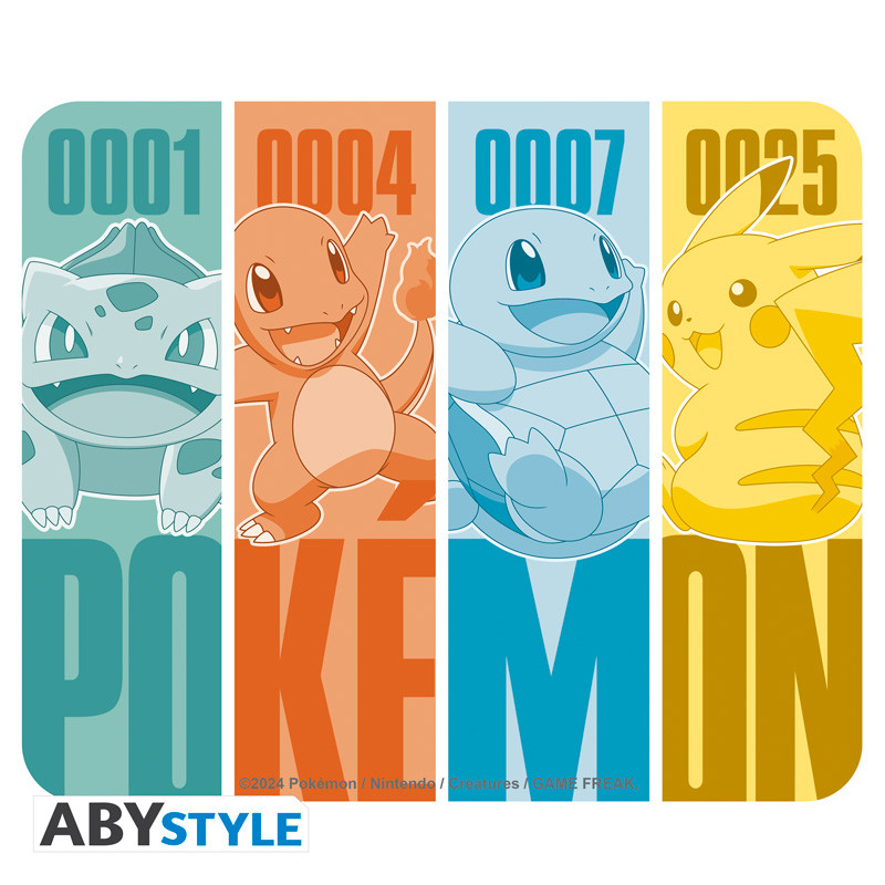 POKEMON Flexible Mousepad Kanto Starters