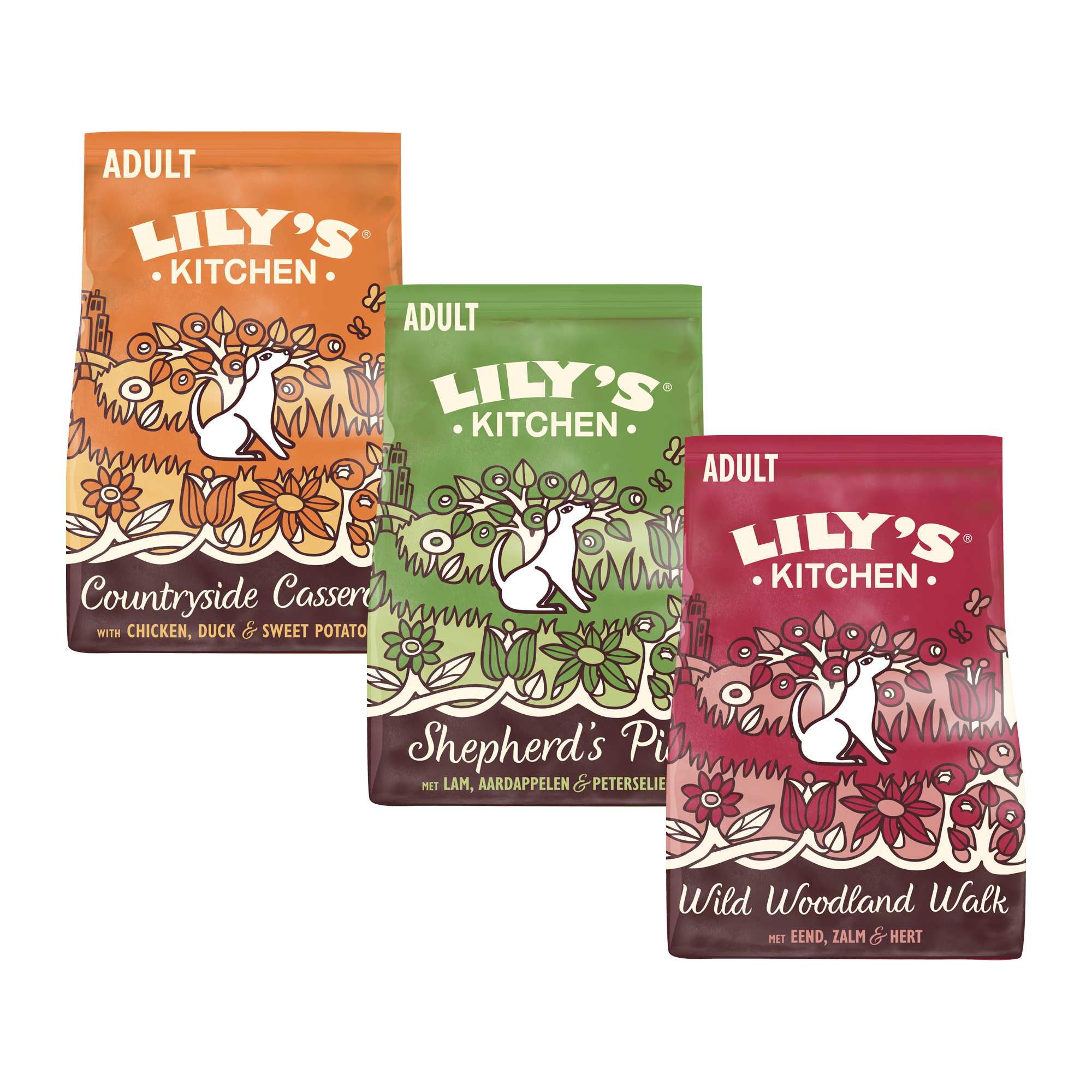 Lily's Kitchen Adult Dog Food - Poultry & Sweet Potato - 7kg
