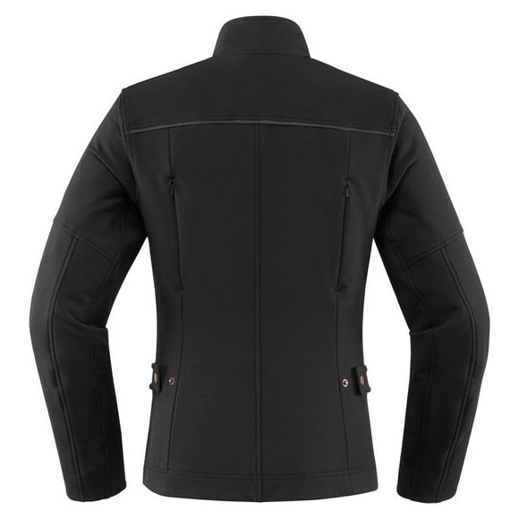 Icon HELLA WOMENS Motorcycle Jacket - BlackRef : IC0763