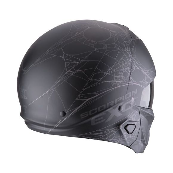 Scorpion Exo EXO-COMBAT II Helmet - SPIDERWEB - Black / GrayRef: SC1160