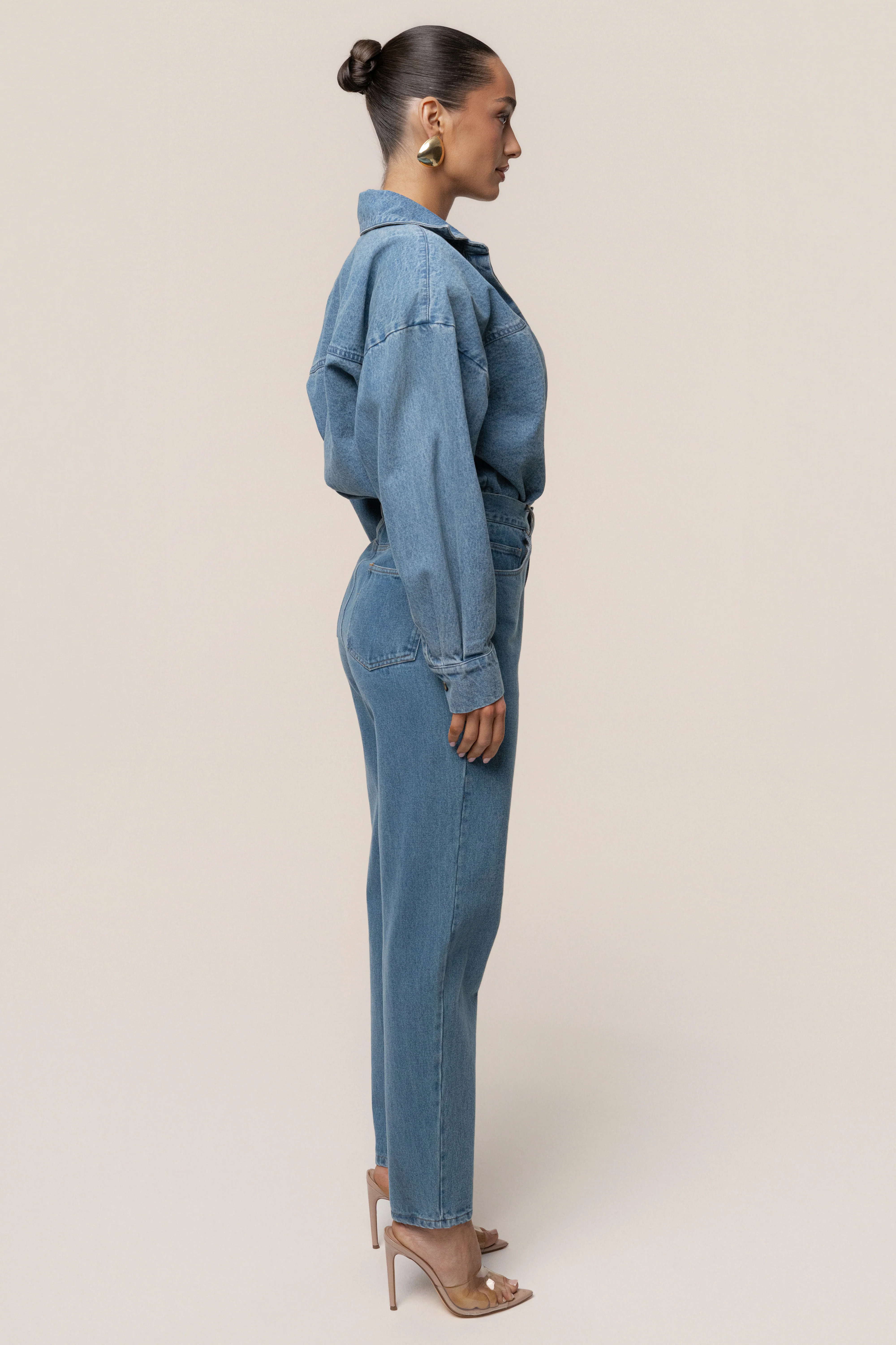 Denim Unstoppable Bodysuit