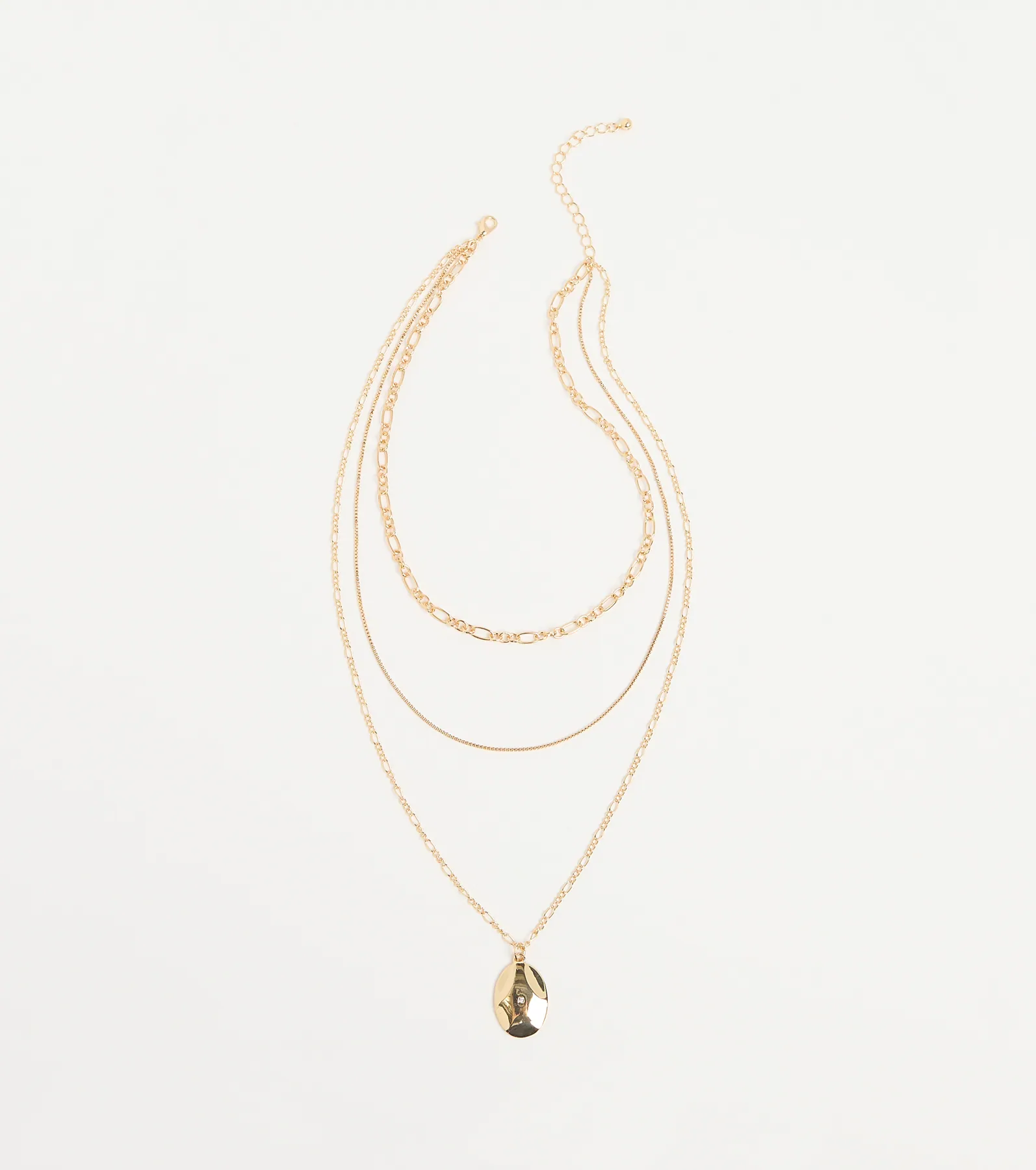 Charmed Trio Layered Pendant Necklace