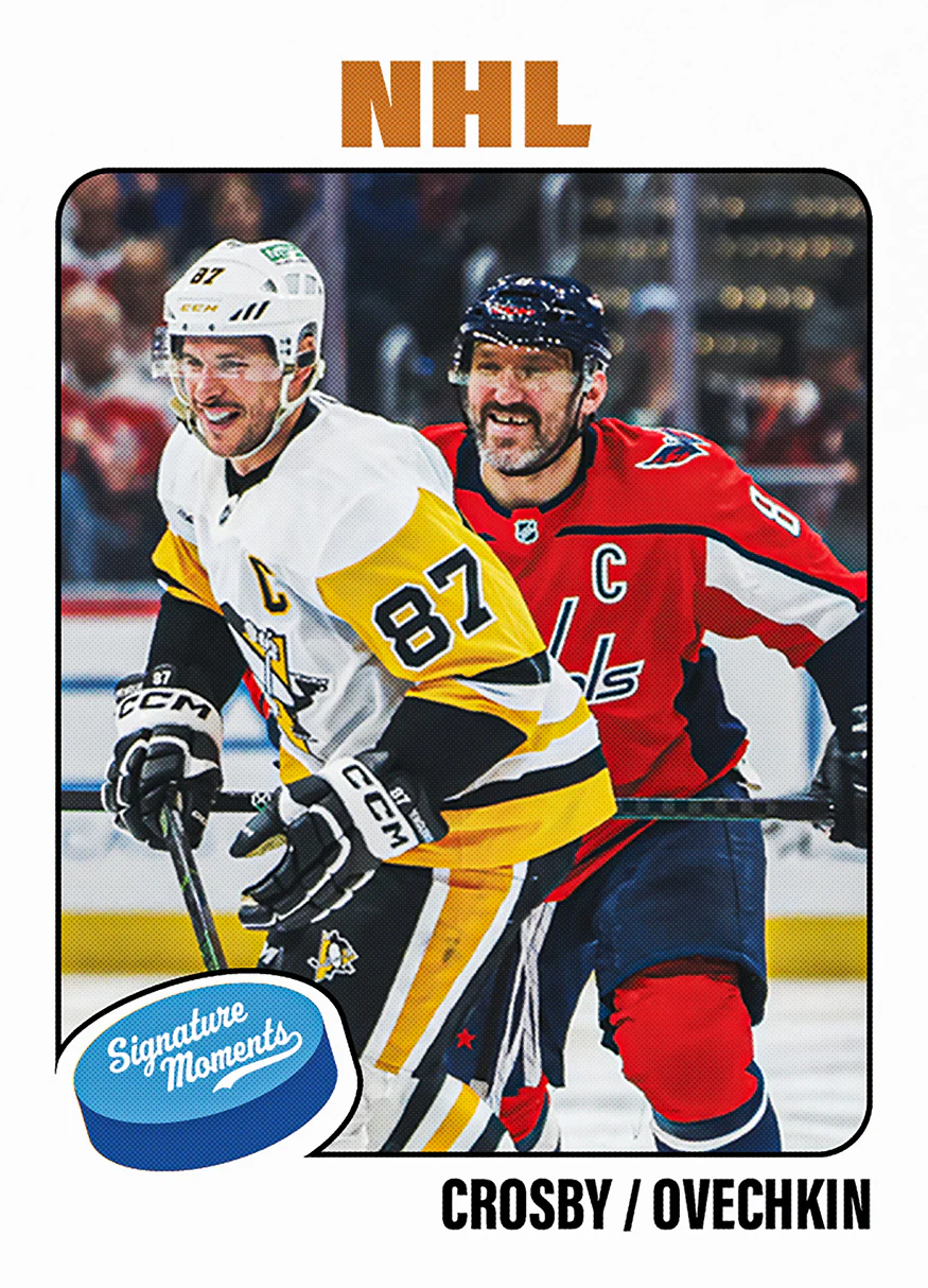 Sidney Crosby / Alex Ovechkin - 2025-26 NHL Topps NOW® - Sticker # 146 Pack - PR: 2280