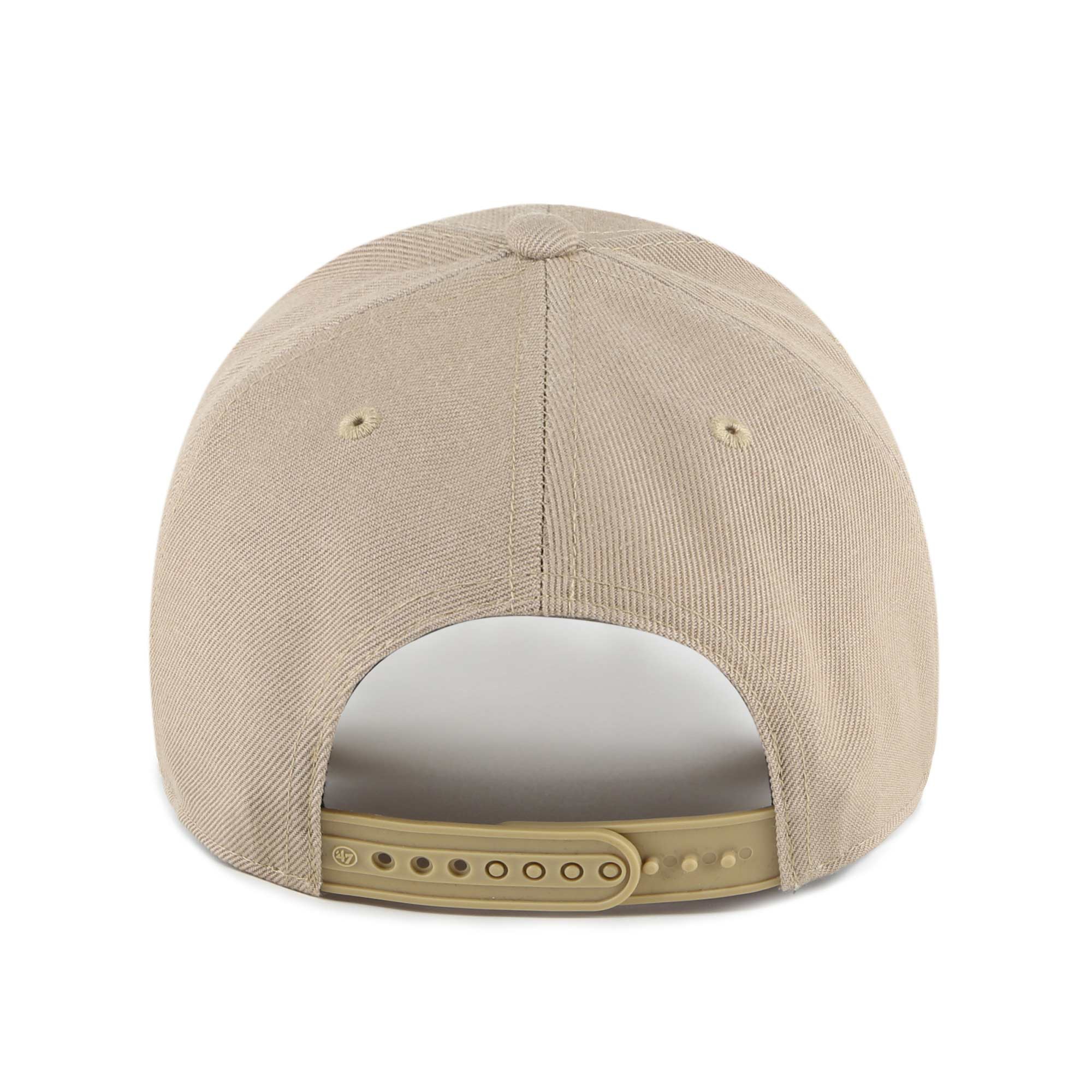 Boston Bruins 50th Anniversary Snapback '47 MVP NHL Cap Khaki