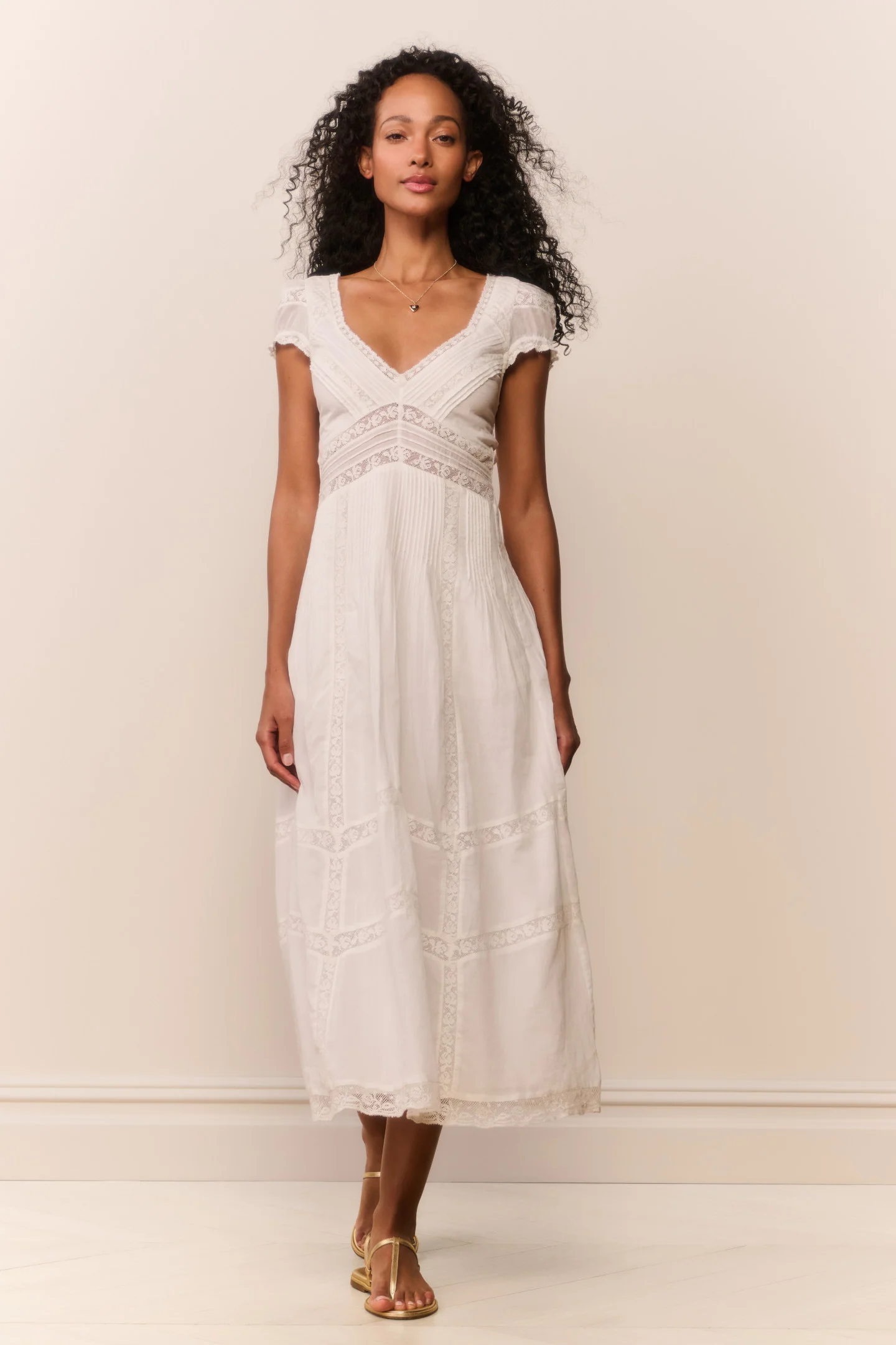 Suvi Heritage Midi Dress
