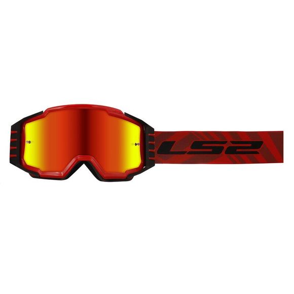 Masque cross LS2 CHARGER PRO IRIDIUM VISOR 2024 - Noir / RougeRef : LS0952 / 7202012032