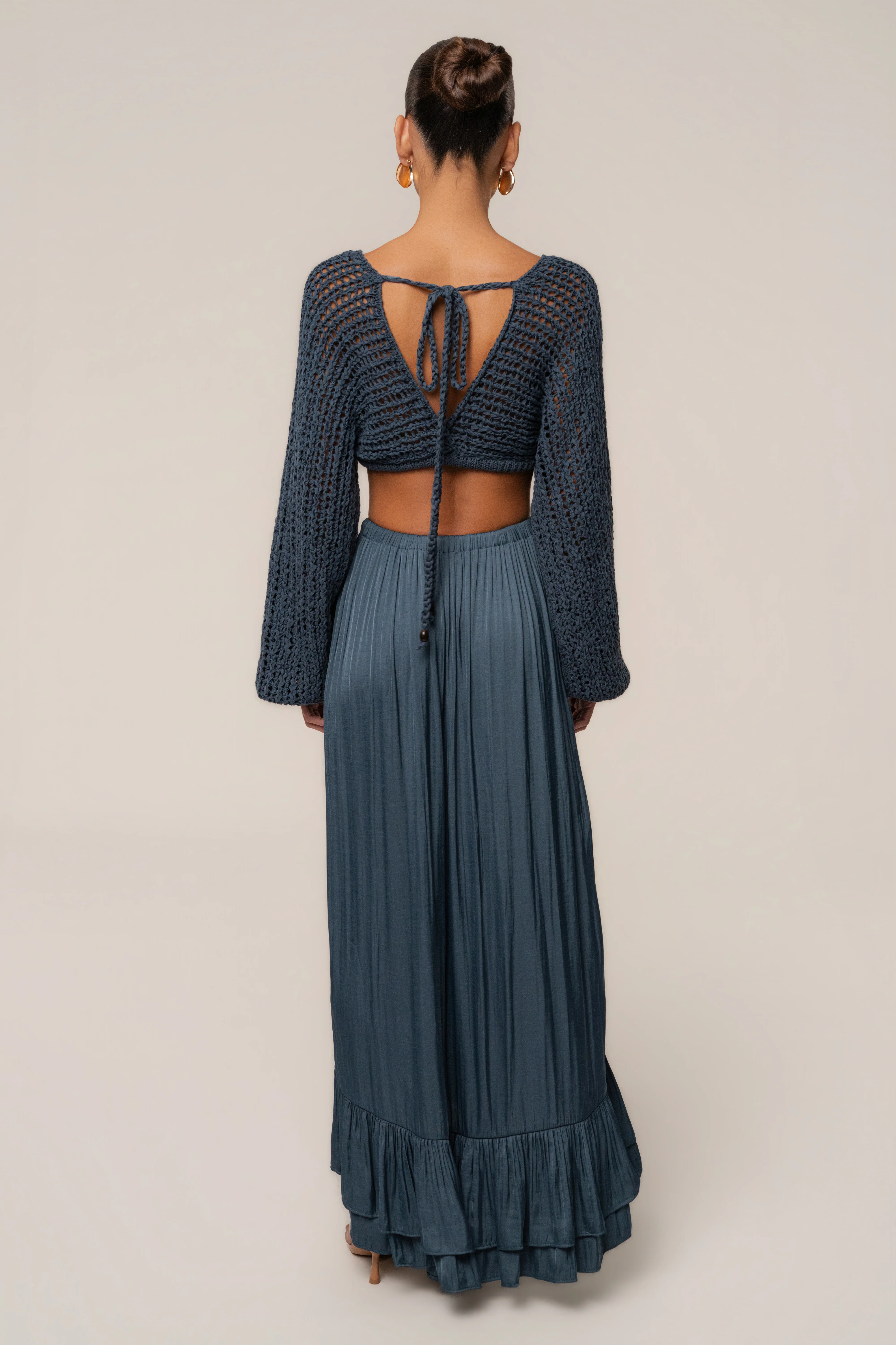 Teal Deep Waters Crochet Top