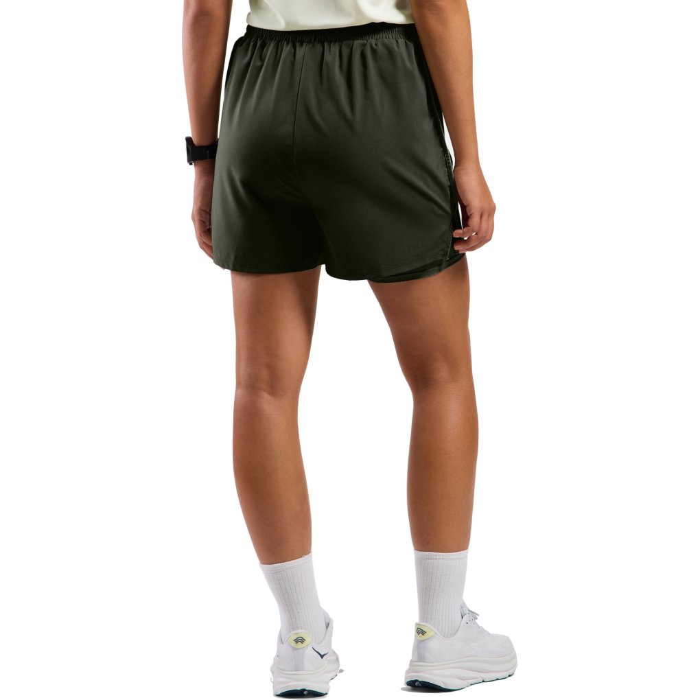 Odlo Essentials 4-Inch 2-In-1 Running Shorts 2.0 Women - deep depths - black