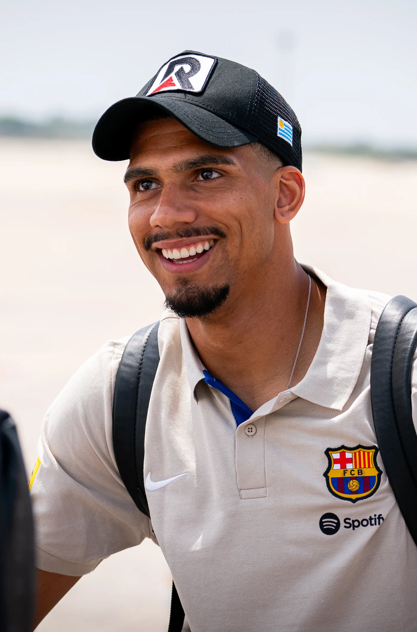 Polo crest beige Barça Nike