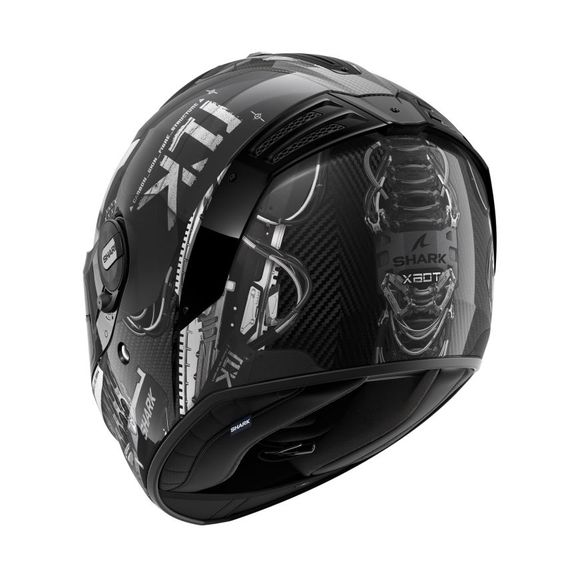 Shark SPARTAN RS CARBON XBOT Full-Face Helmet - Black / GreyRef: Sh1712-C38354