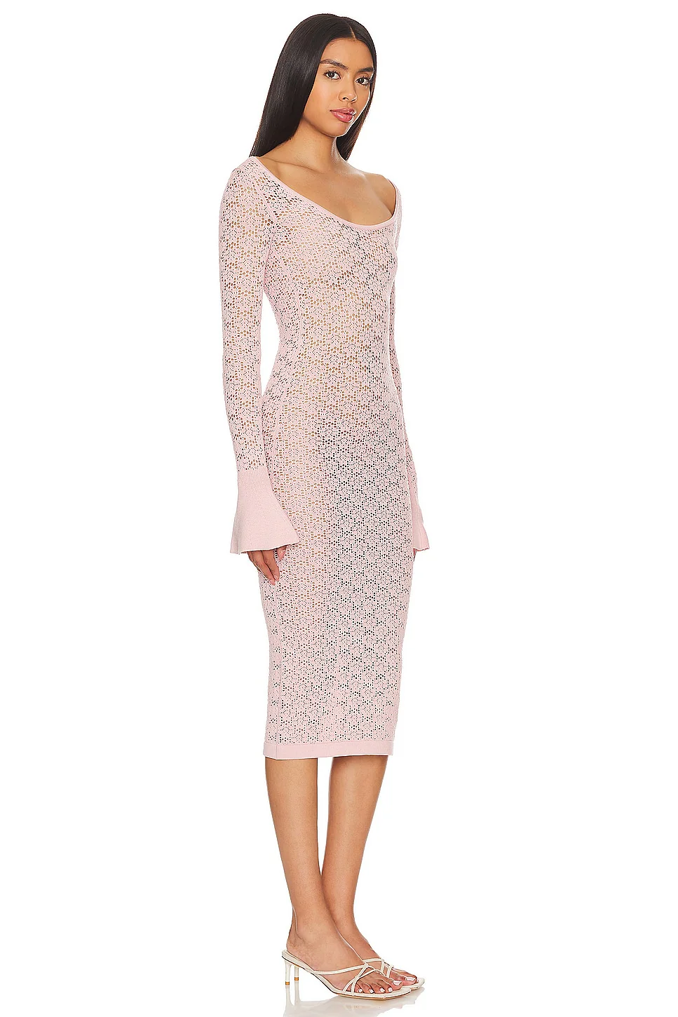 Netia Long Sleeve Midi Dress