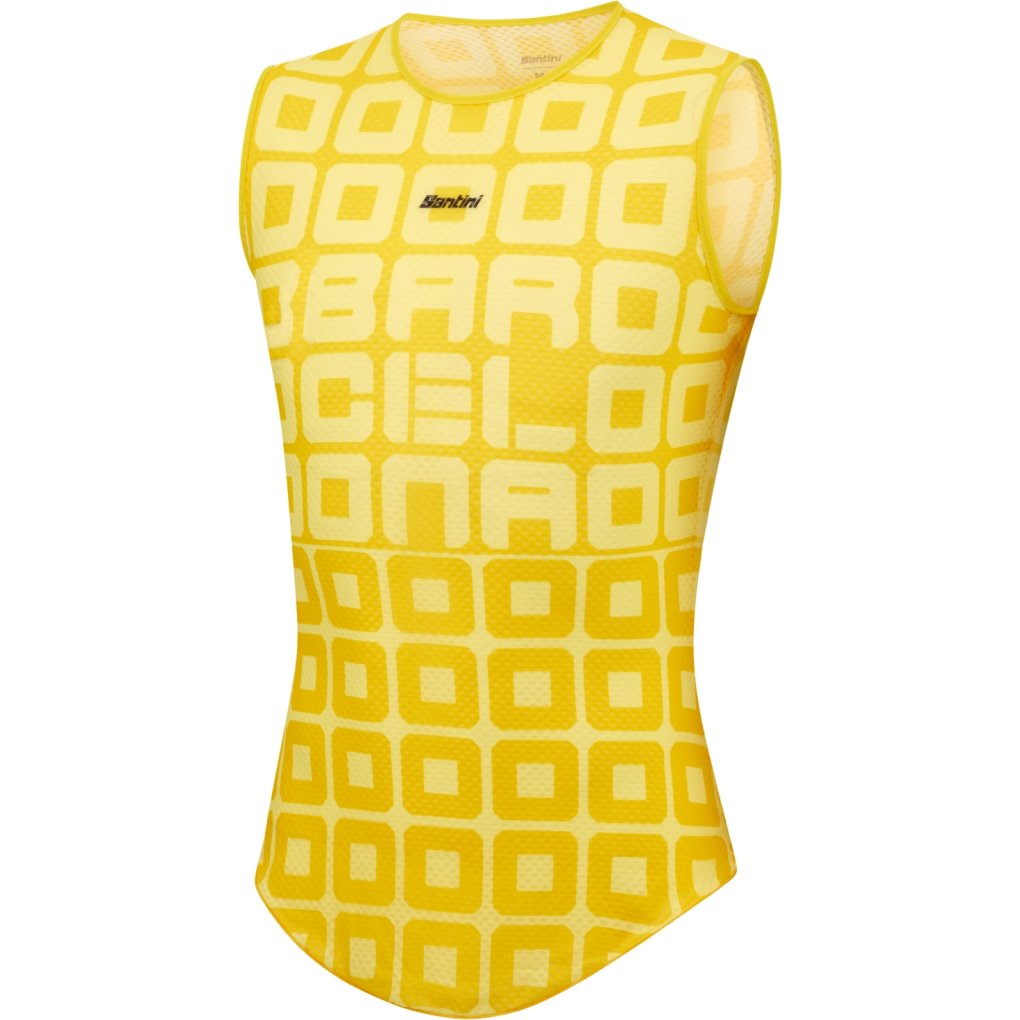 Santini Grand Départ Barcelone Baselayer Tank Men - Tour de France™ 2026 Collection RE002GLLBCN6TDF - yellow GI