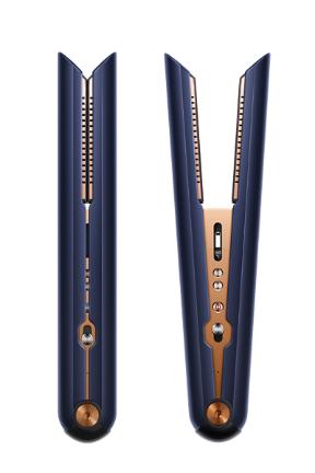 Dyson Corrale straightener Prussian blue/rich copper.